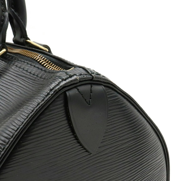LOUIS VUITTON Louis Vuitton Epi Speedy 30 Handbag Leather Noir Black M59022 - Picture 7 of 8